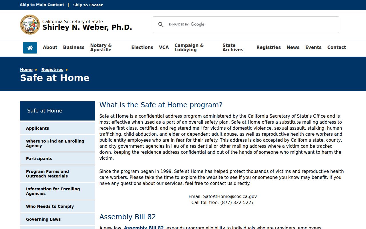 West Covina neighbors Safe at Home address confidentiality program